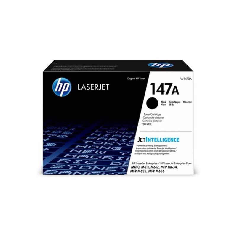 HP - Cartucho de Tóner HP LaserJet 147A 10500 páginas Negro HP