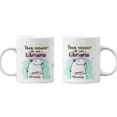 SM - Tazones Tazas blancas Libra Regalo para Libriana Zodiaco