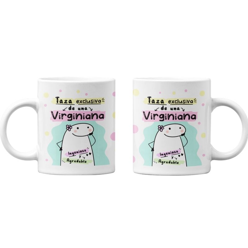 SM - Tazones Tazas blancas Virgo Regalo para Virginiana Zodiaco SM