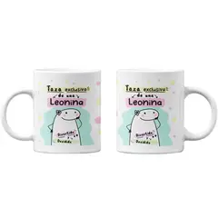 SM - Tazones Tazas blancas Leo Regalo para Leonina Zodiaco