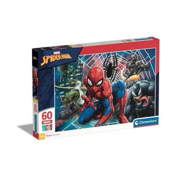 CLEMENTONI Puzzle 60 piezas Spiderman Maxi | falabella.com