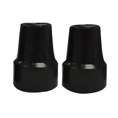 GLOMED - Set regatón negro 19 mm 2 unidades