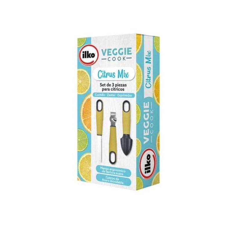 ILKO - Set Tres Utensilios Cítricos Veggie Cook