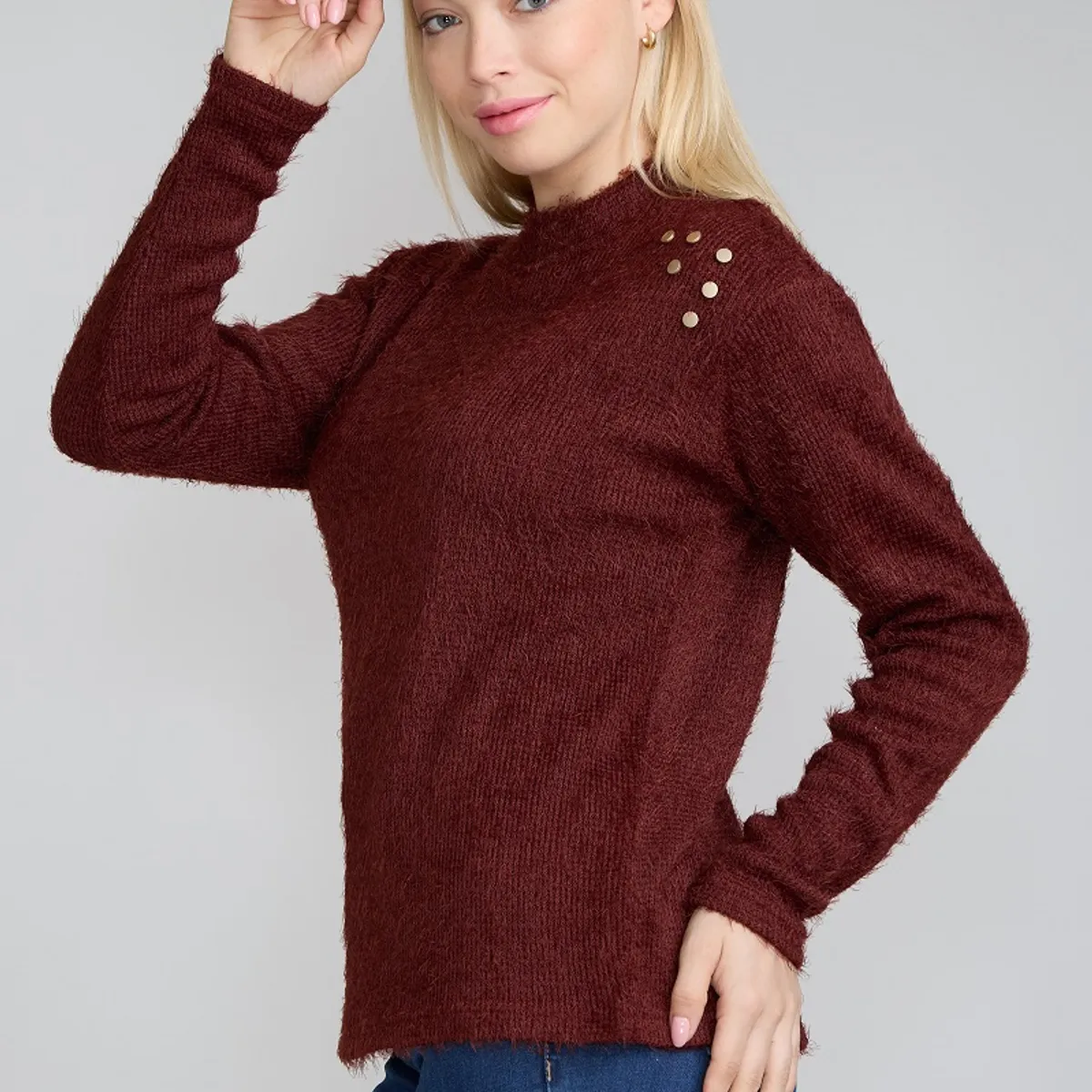 TENTATION - Sweater Peludo Cafe Tentation