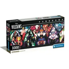 CLEMENTONI - Puzzle 1000 piezas Panorama Villanos Disney