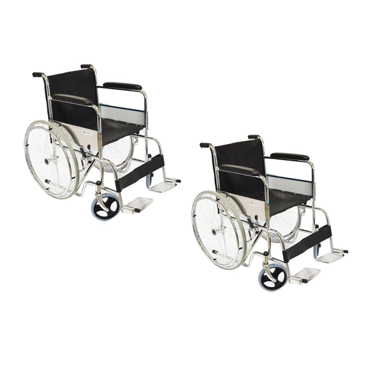 GLOMED - Pack 2 Silla de Rueda Estándar Asiento Eco GLOMED