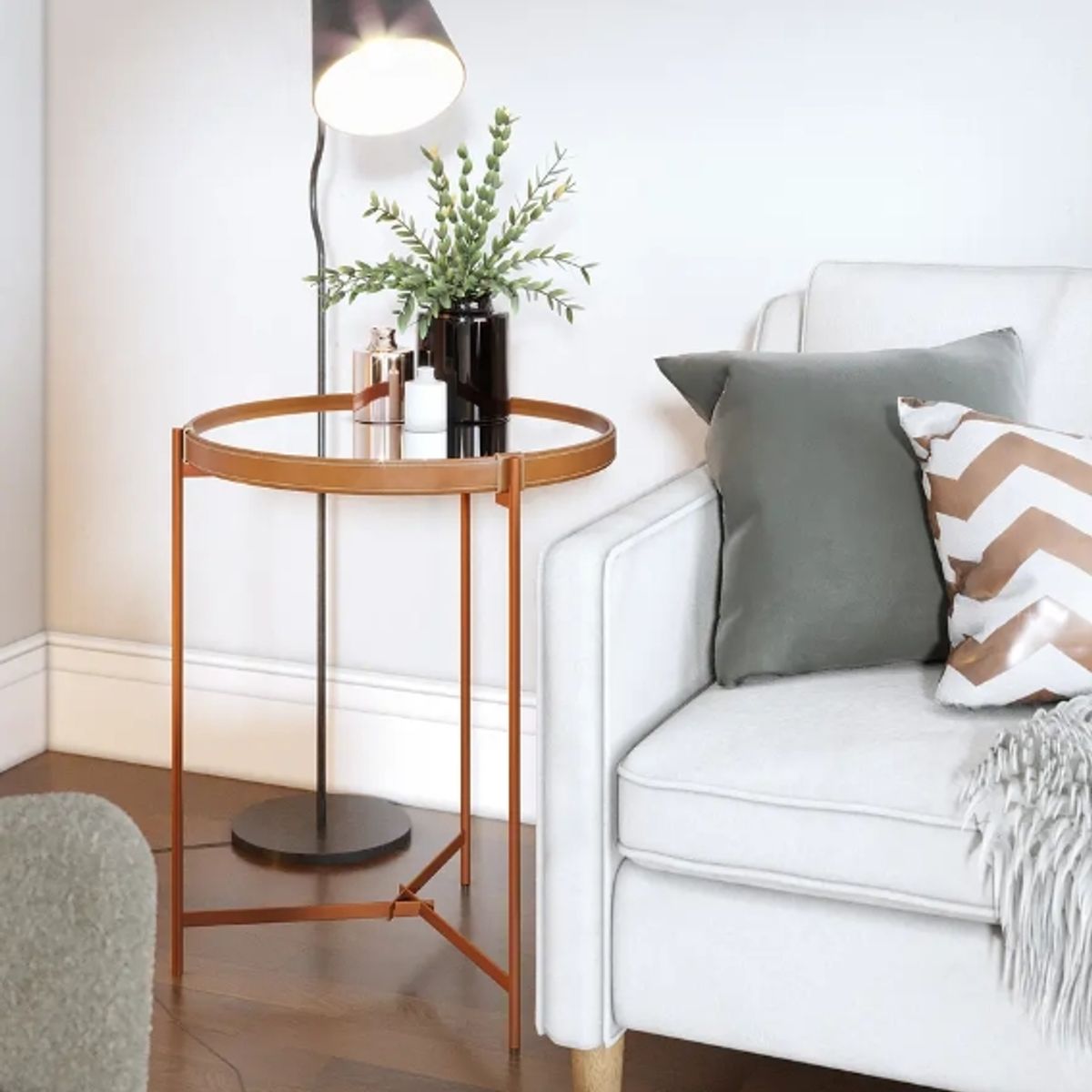 BE DESIGN - Mesa Lateral Aqua Cooper