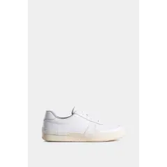 VELEZ - Vélez Tenis Whited 2 De Cuero Hombre Cordón Encerado Blanco