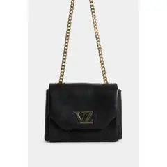 VELEZ - Vélez Manos Libres Mini Lili 2.0 Cuero Mujer Cadena Negro