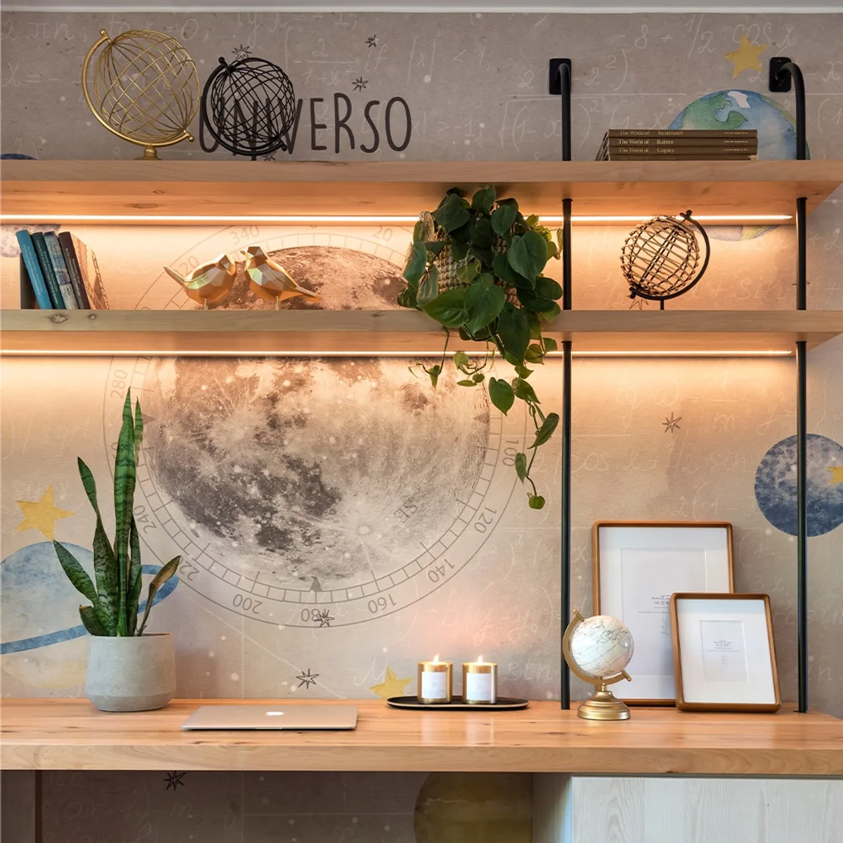 ANTICO HOME - Figura Pájaro Resina Dorado Chucao Antico Home