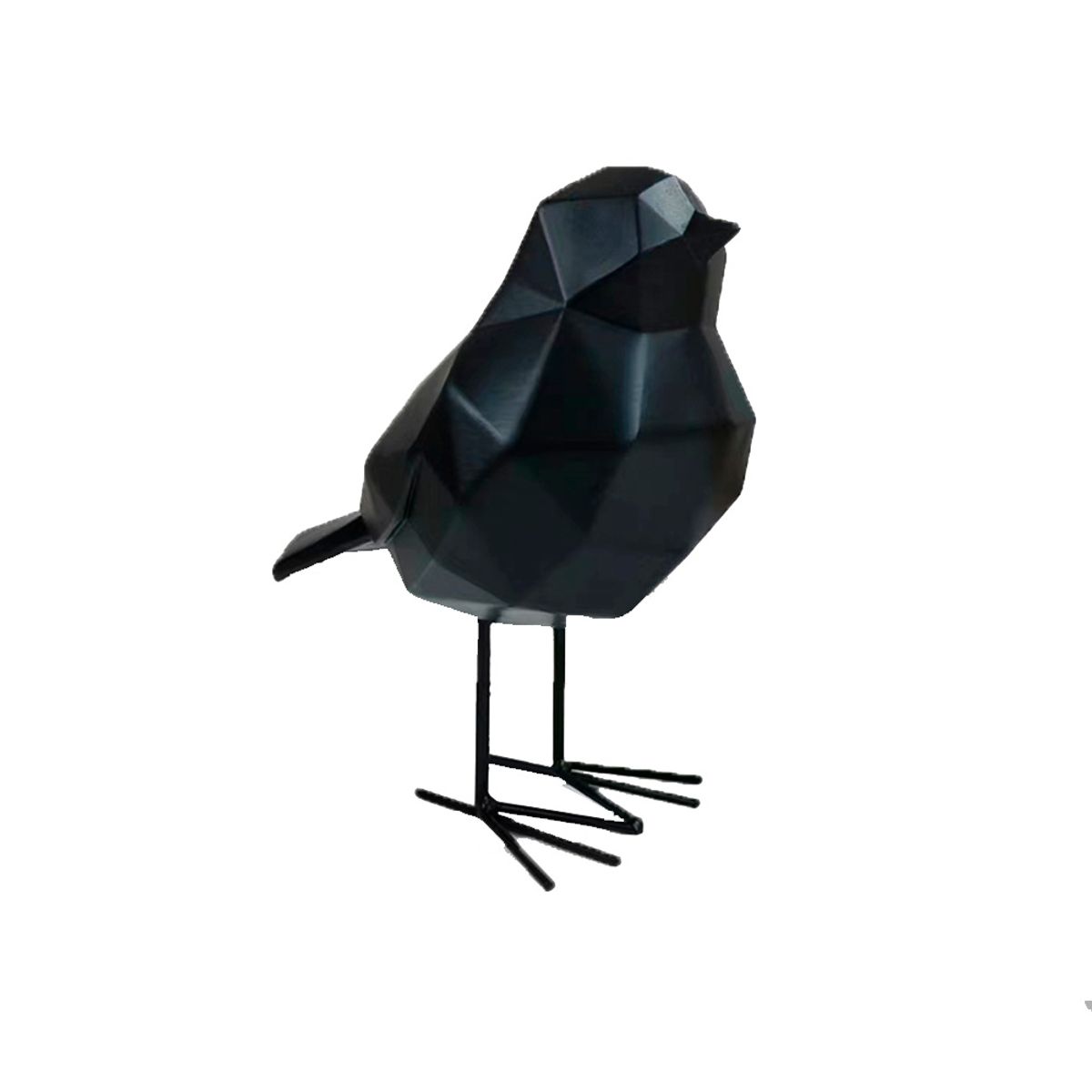 ANTICO HOME - Figura Pájaro Negro Resina Mirlo Antico Home