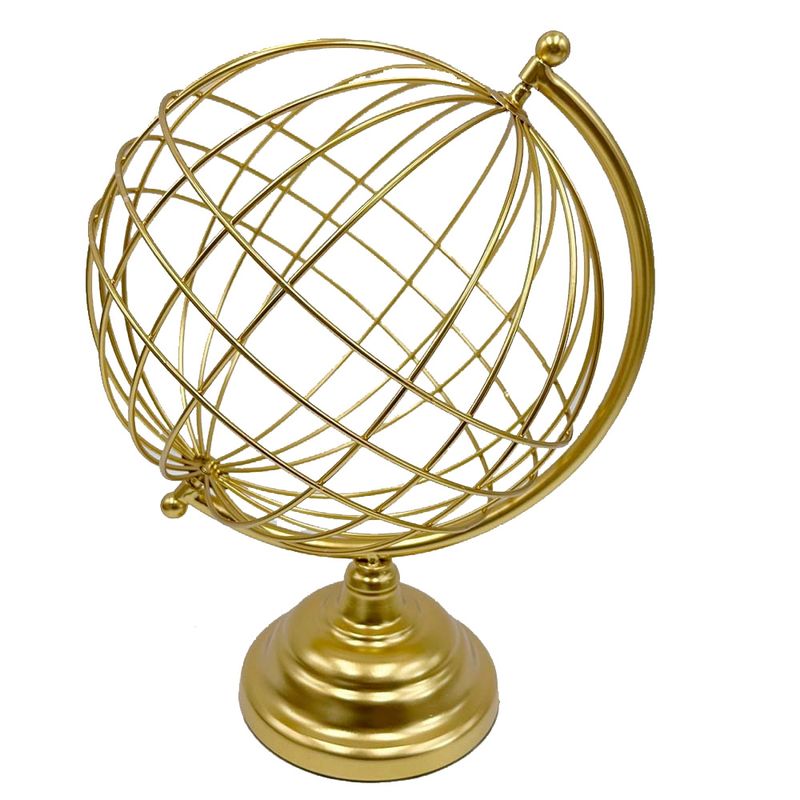 ANTICO HOME - Globo Terráqueo Giratorio En Metal Neuquen Antico Home