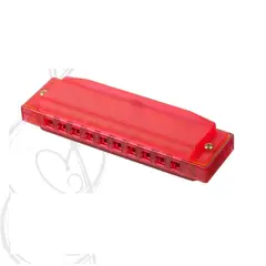 EPIC - Armónica infantil de plástico para niños Rojo