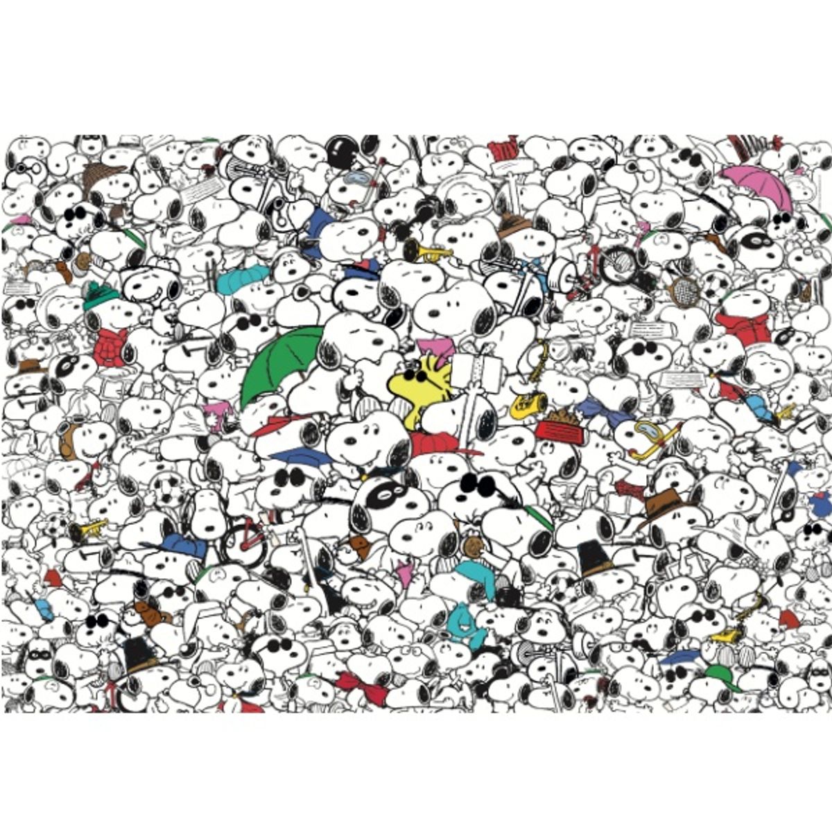 CLEMENTONI - Puzzle 1000 piezas Snoopy Imposible
