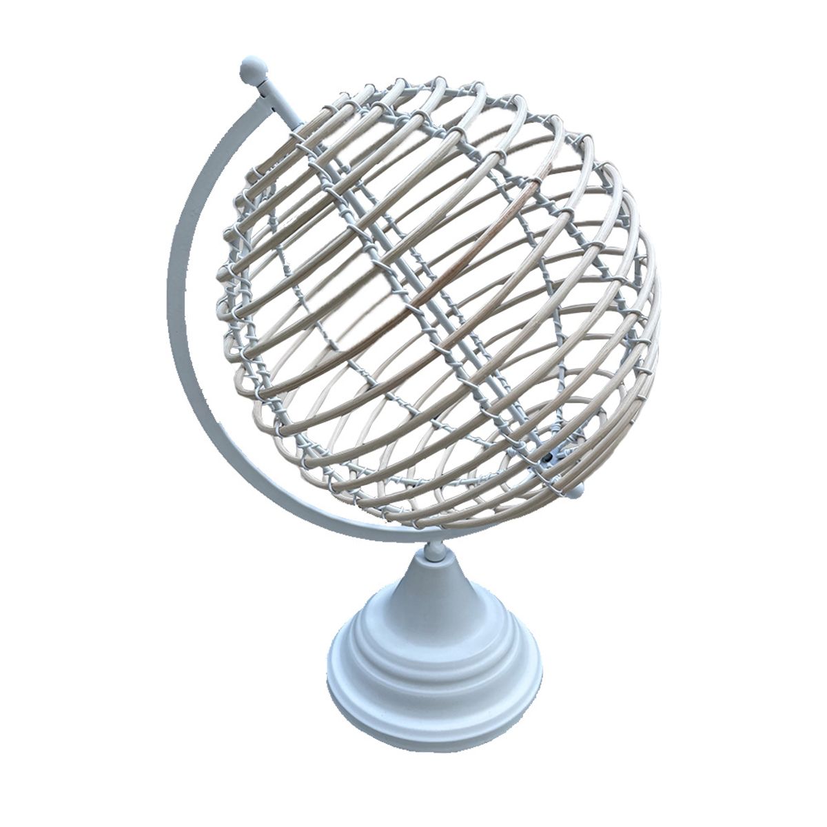 ANTICO HOME - Globo Terráqueo Giratorio de Salta Metal Y Madera Antico Home