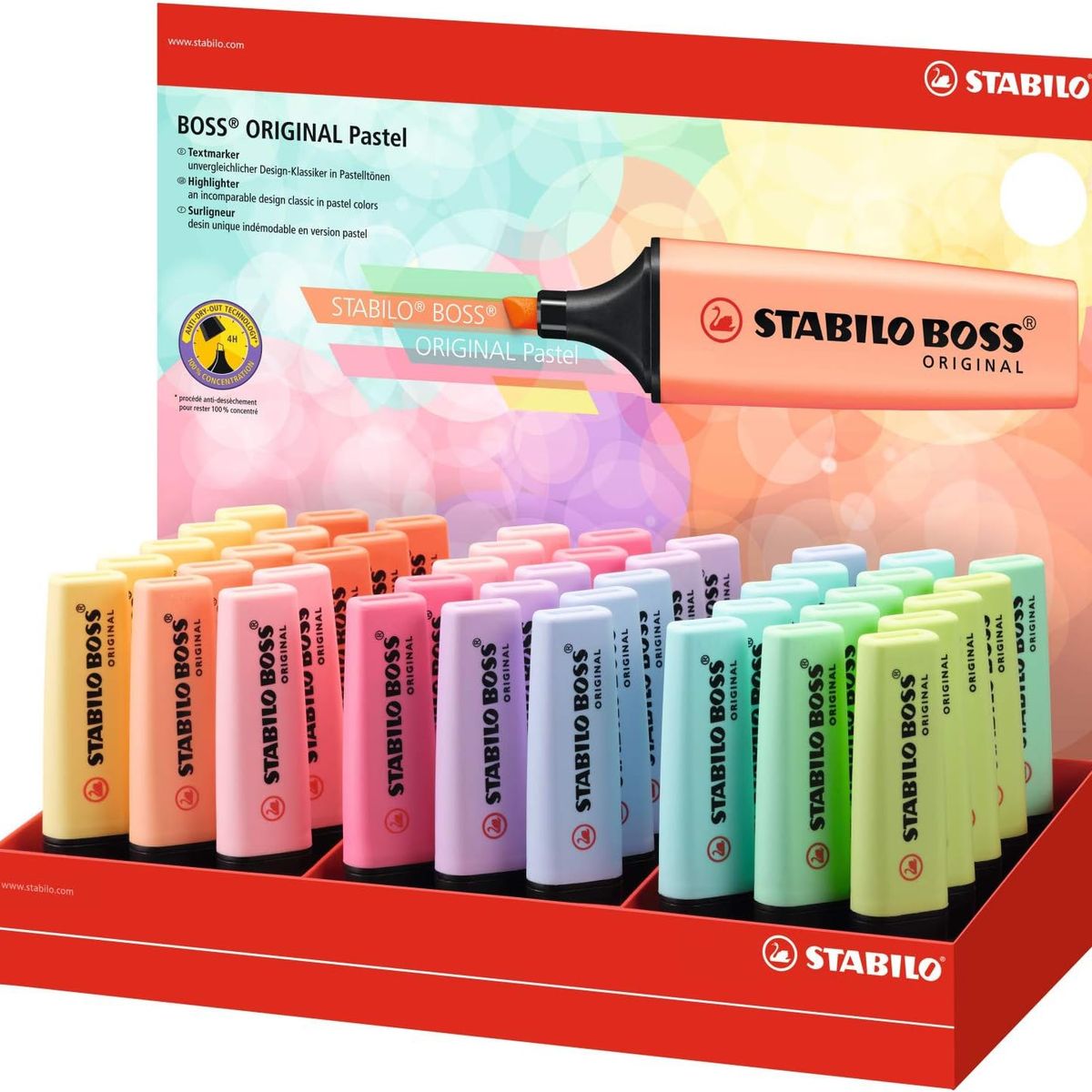 STABILO - Set 45 Destacadores Stabilo Boss Todos Colores