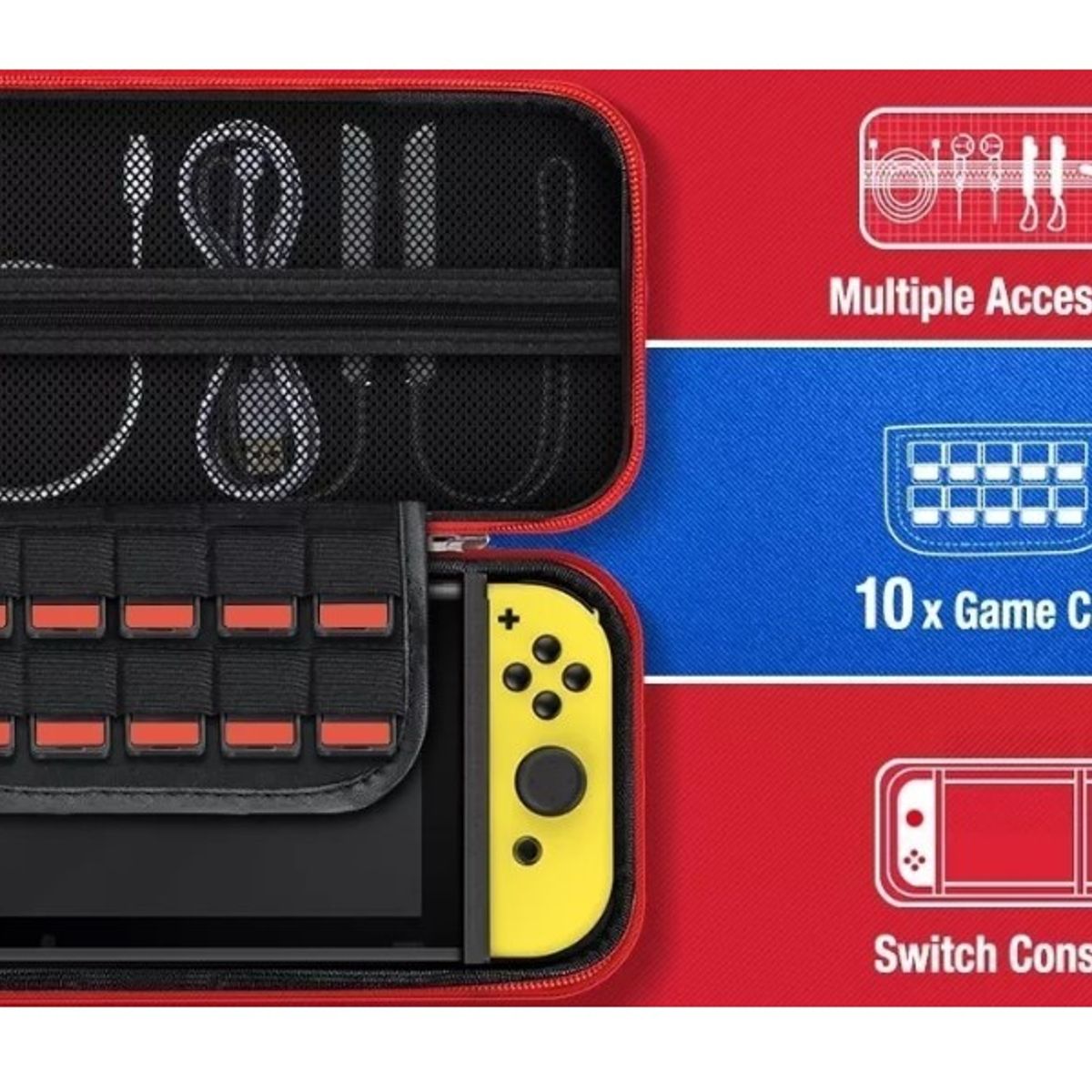 GENERICO - Bolso Estuche Protector Nintendo Switch Alta Resistencia