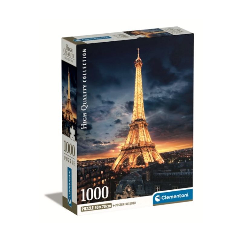 CLEMENTONI - Puzzle 1000 piezas Torre Eiffel