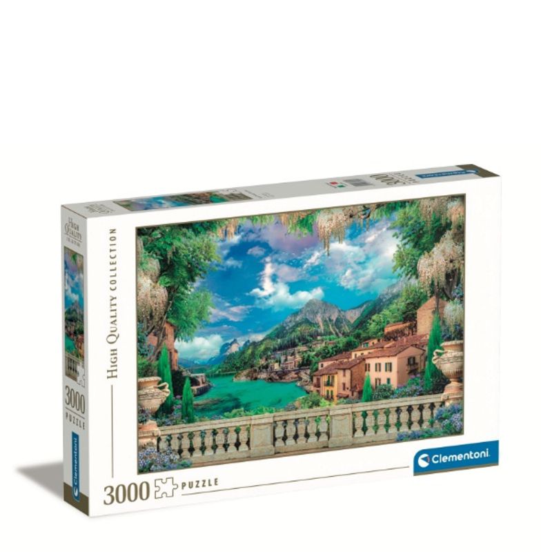 CLEMENTONI - Puzzle 3000 piezas Terraza con Vista al Lago