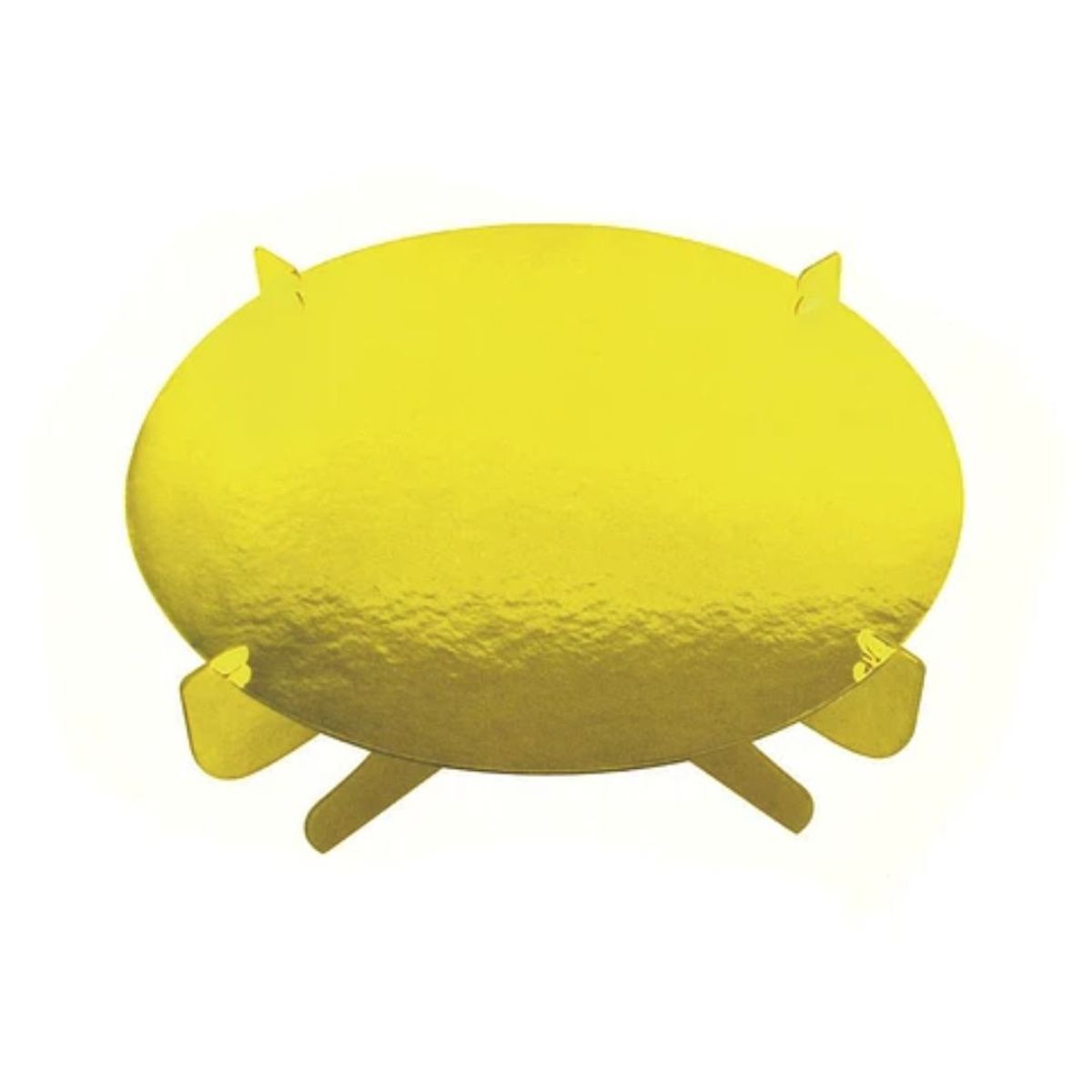 GENERICO - Soporte Para Tarta Dorada 1pcs 30cm