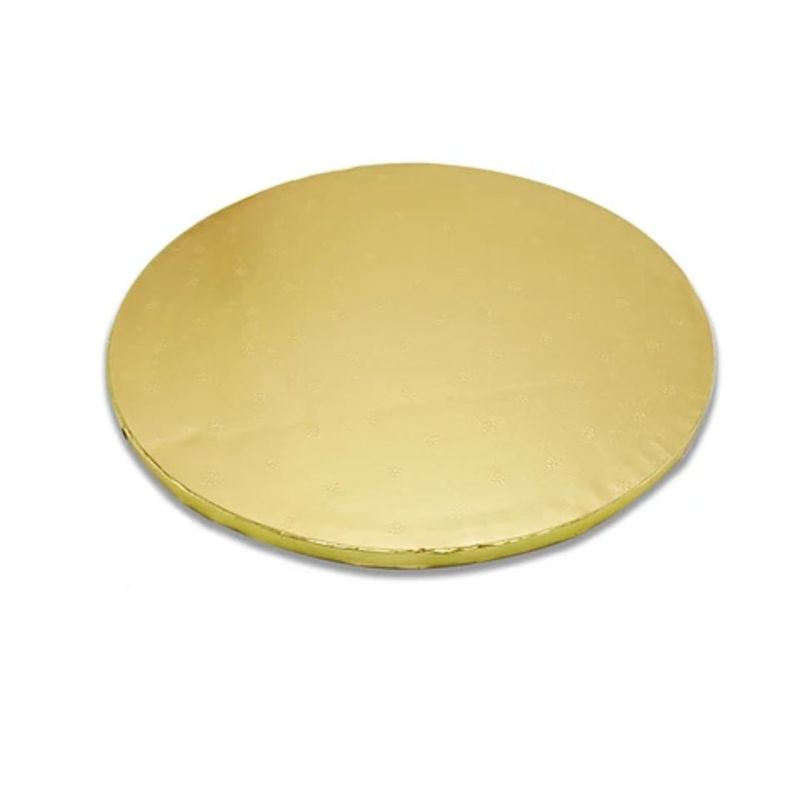 GENERICO - Base Para Torta Redonda Dorada 40cm