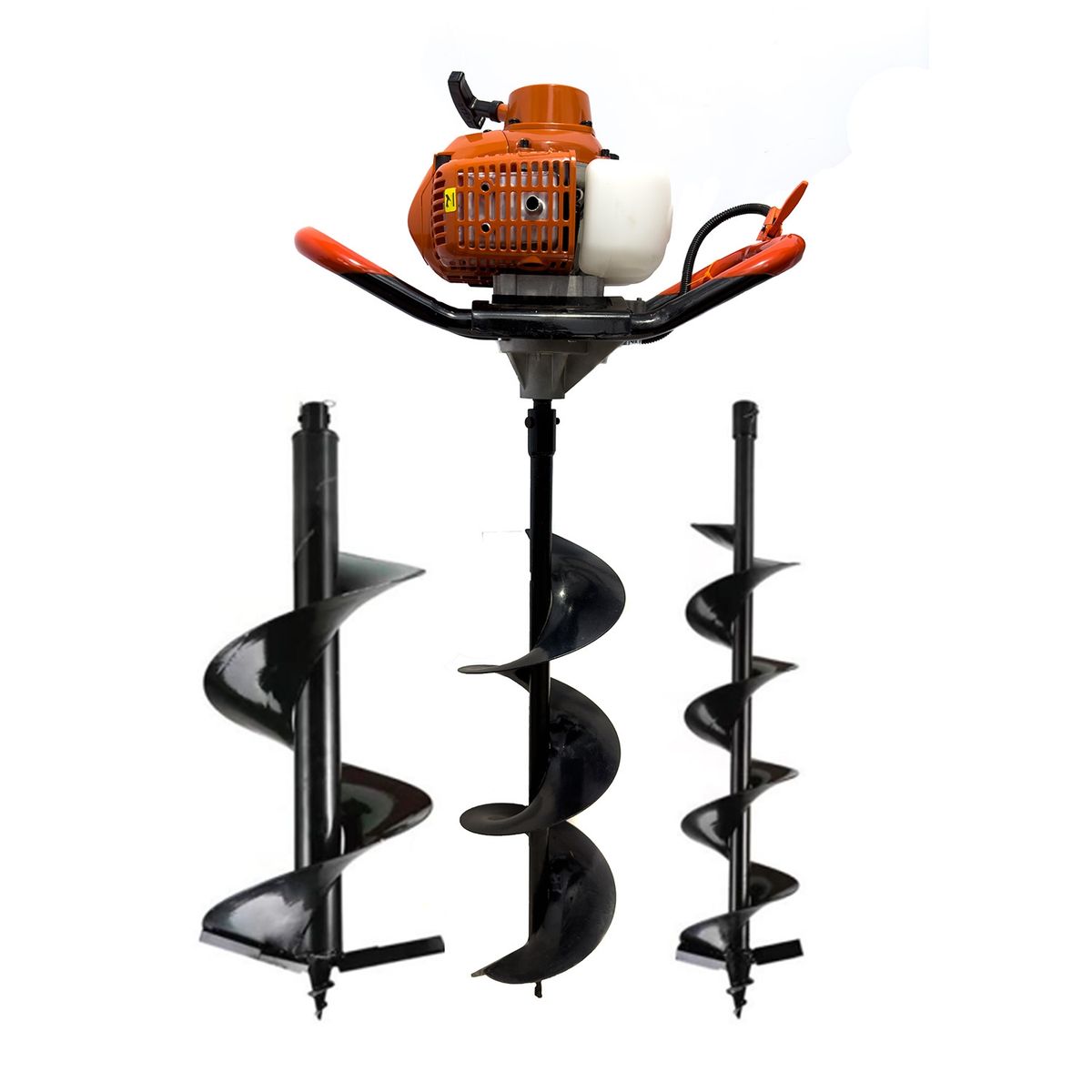 GIOVACCHINO - Barreno ahoyador a Gasolina 2HP 415cc con brocas de 100-150-200mm