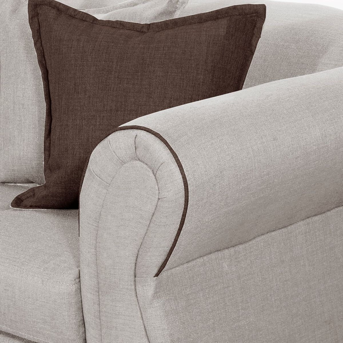 BLACK FACTORY - Sofa 3 Cuerpos Emili Crudo