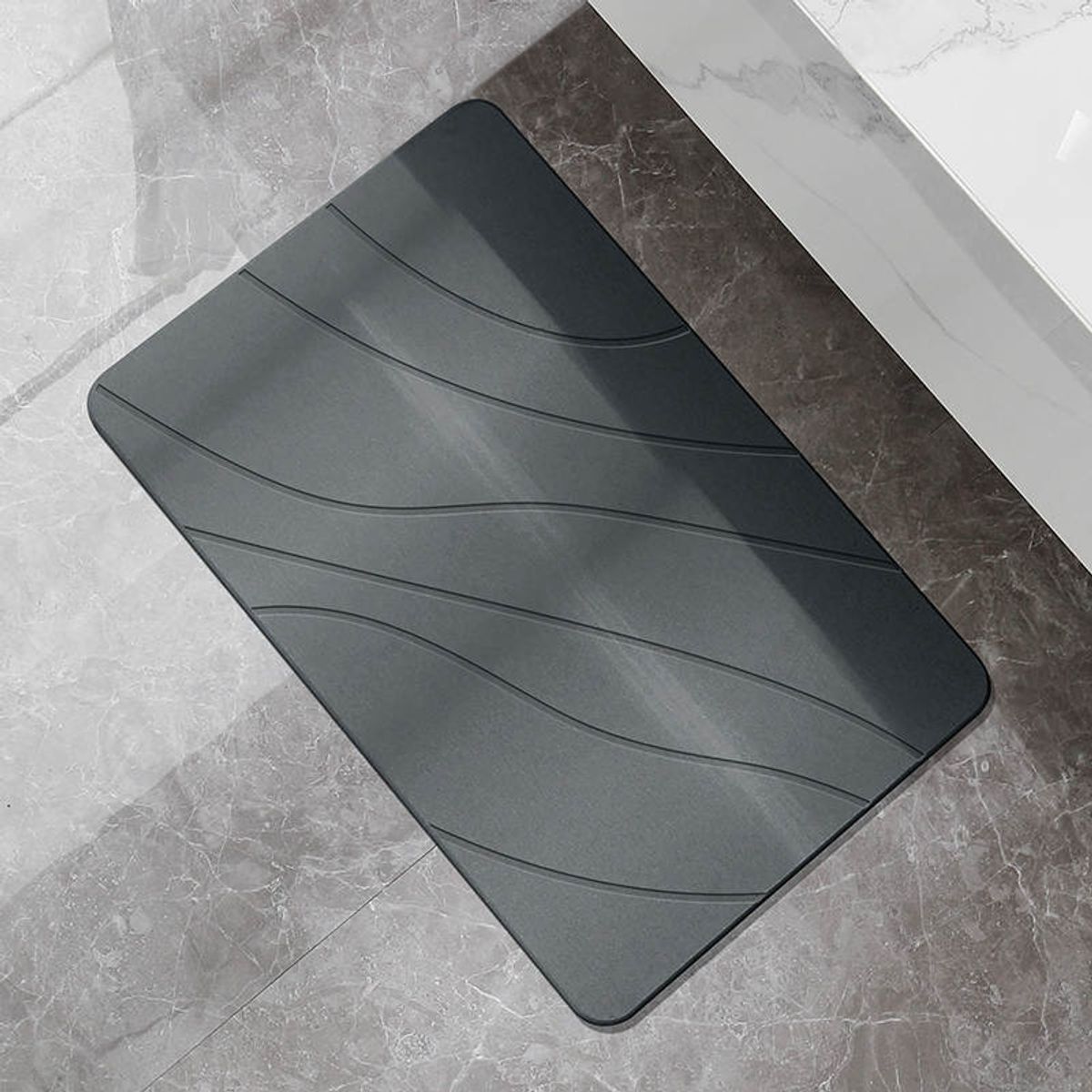 GENERICO - Piso Baño Diatomita Absorbente Alfombra Ducha Secado Rápido