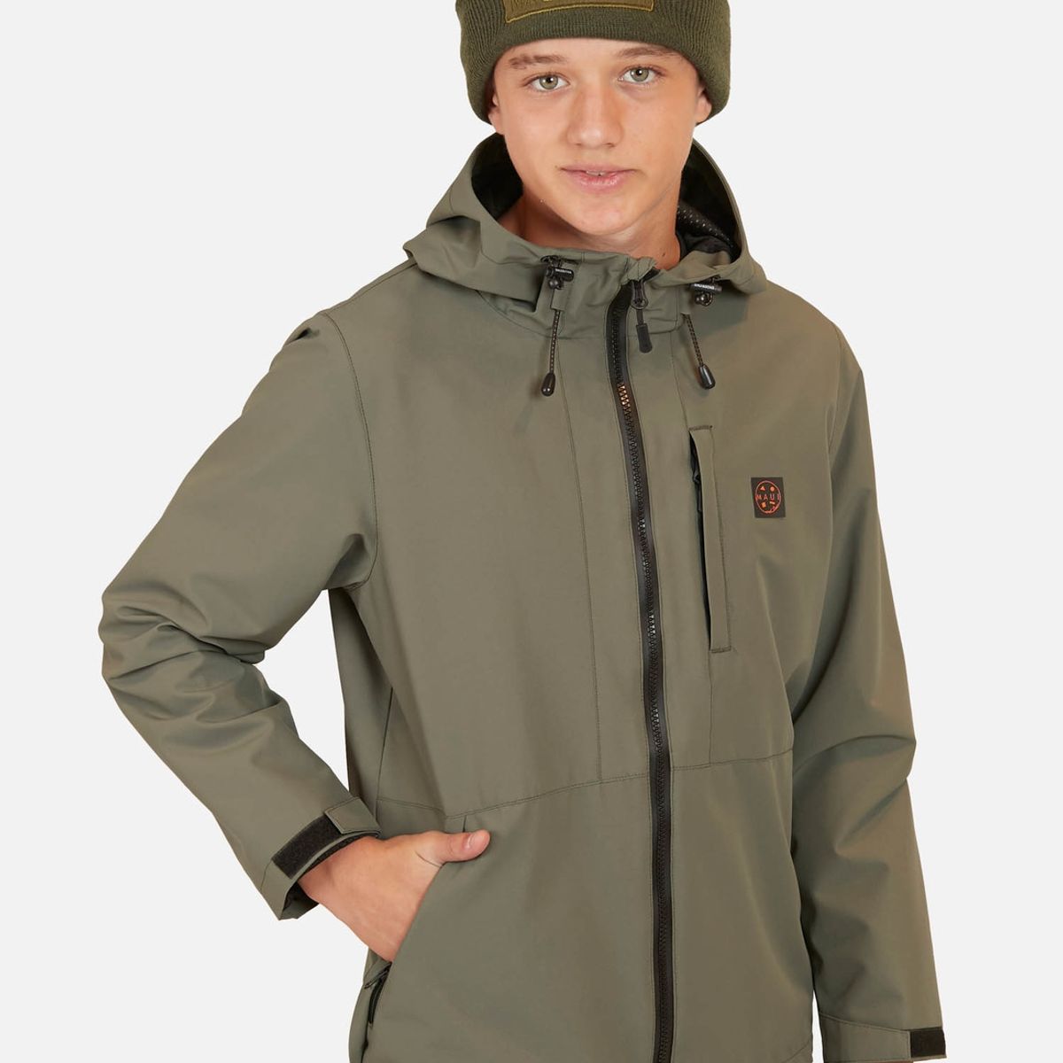 MAUI AND SONS - Casaca Maui Windbreaker Elima Olivo Infantil Maui And Sons