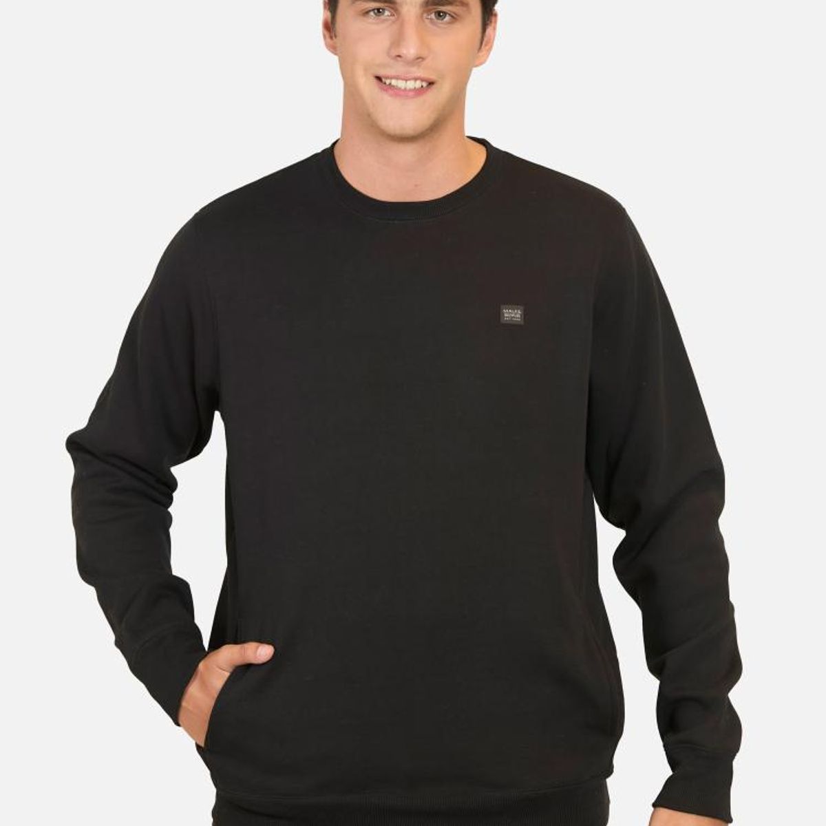 MAUI AND SONS - Poleron Espurit Negro Hombre Maui And Sons - Negro