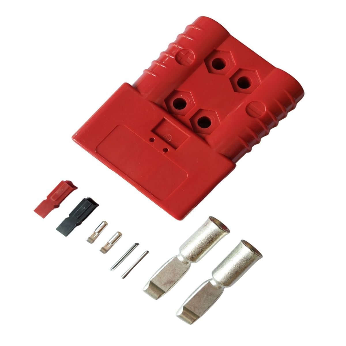 SMH - Conector Baterías Smh Sbe160 160a Rojo C/pines De Señal Aux