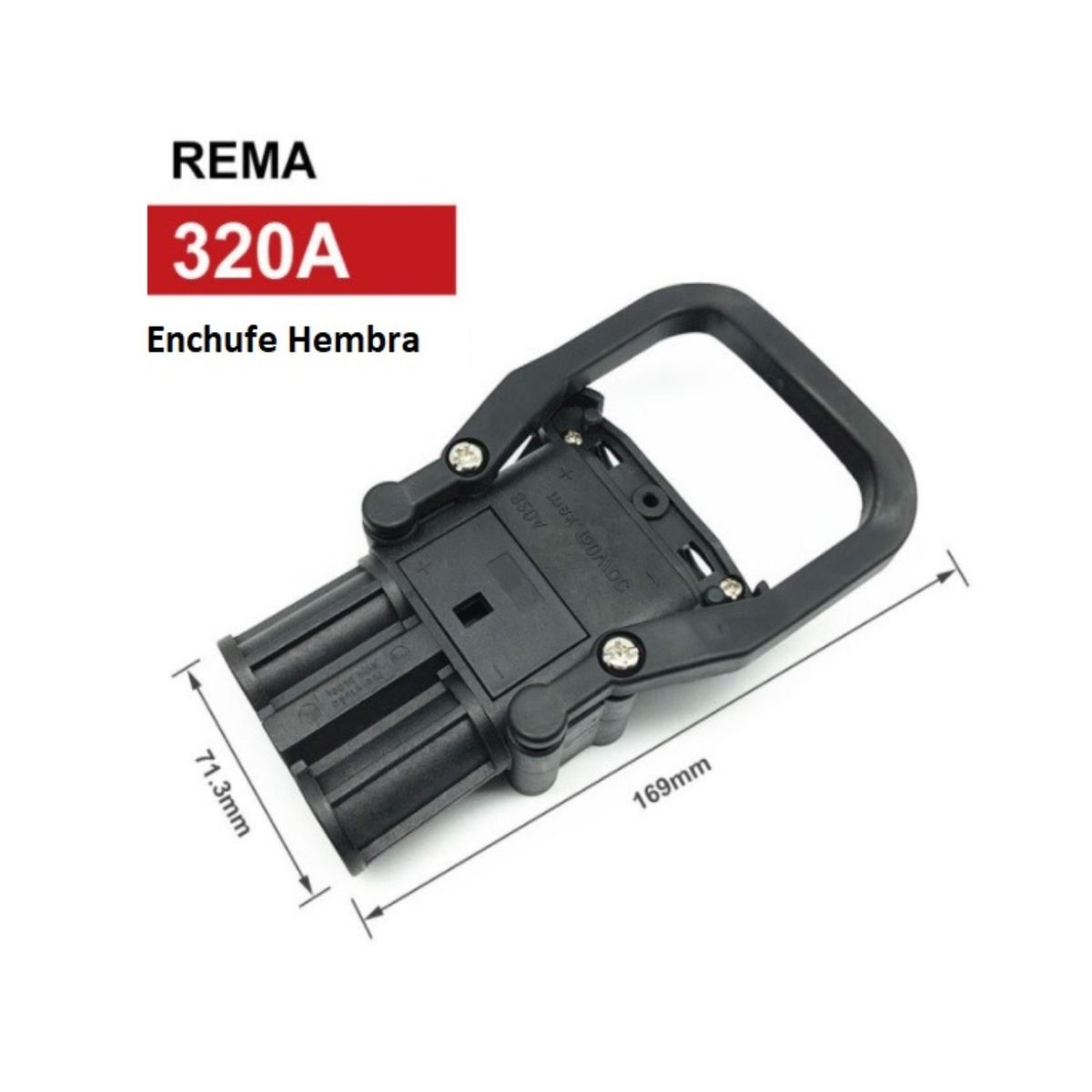 SMH - Enchufe SMH DIN320 320A Hembra Con Manilla