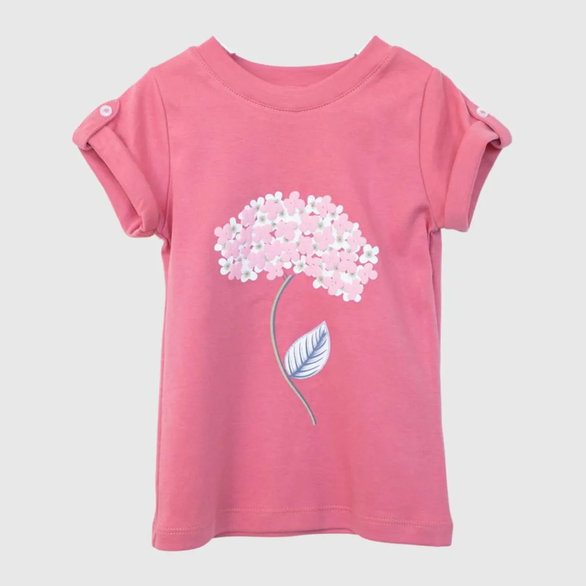 COYOTE KIDS - Polera palo rosa flor adulto algodón peruano - Rosa