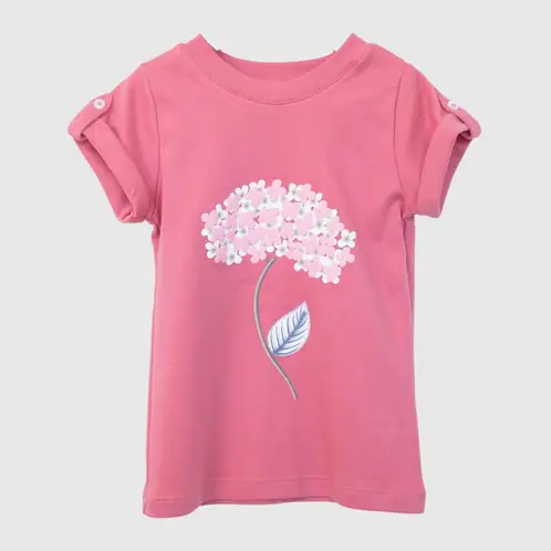 COYOTE KIDS - Polera palo rosa flor adulto algodón peruano - Rosa_.