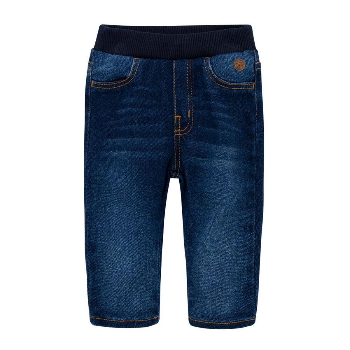 OFFCORSS - Jeans Pantalón largo para recién nacido bebé - Indigo