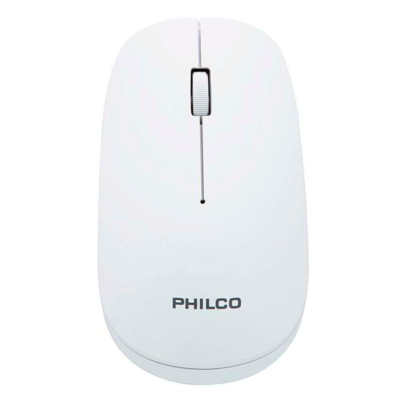 PHILCO - Mouse Inalámbrica Philco Con Receptor USB Blanco