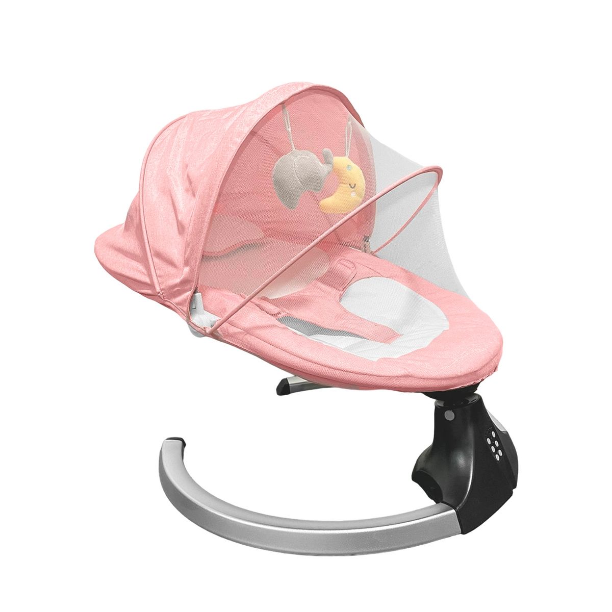 MON PETIT - Silla Mecedora Inalámbrica Con Bluetooth Rosada