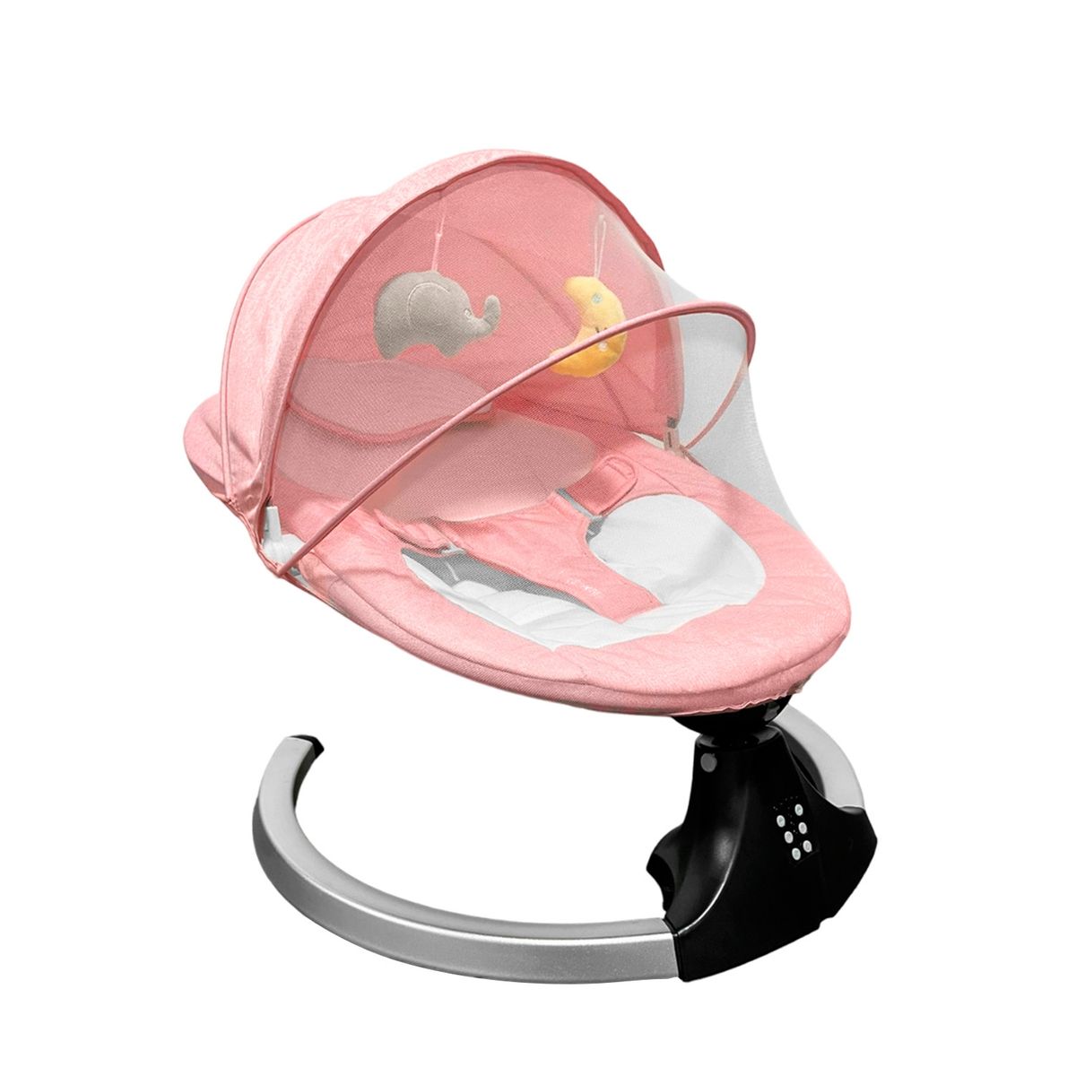 MON PETIT - Silla Mecedora Inalámbrica Con Bluetooth Rosada