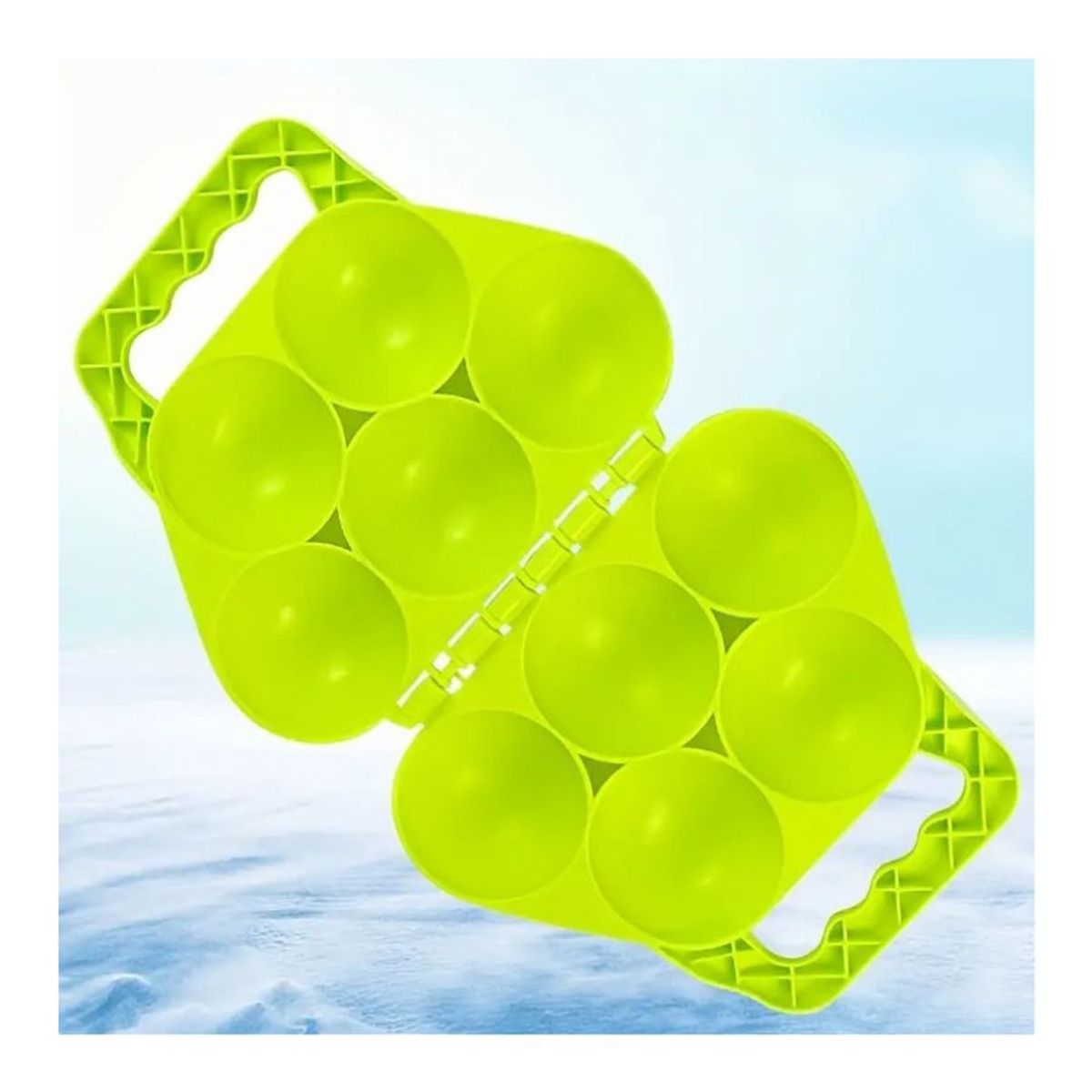 GENERICO - Pinza Para Hacer Bolas De Nieve Arena Clip Juguete 5 Bolas