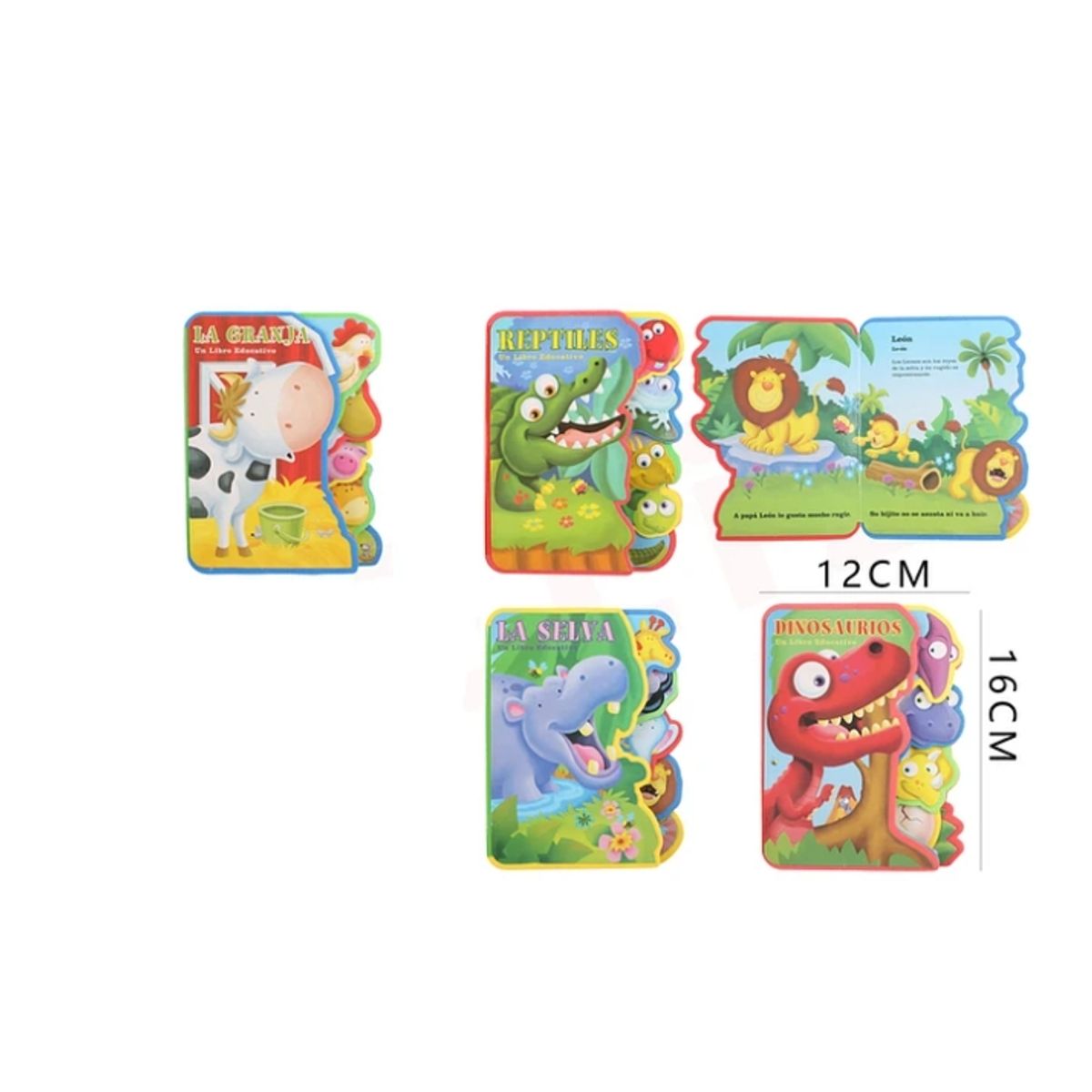 GENERICO - Libro Educativo Animales 1016Cm