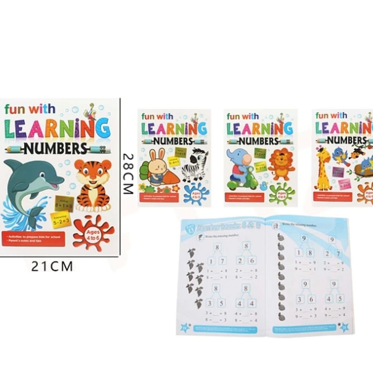 GENERICO - Libro Educativo Aprender Números 2821Cm