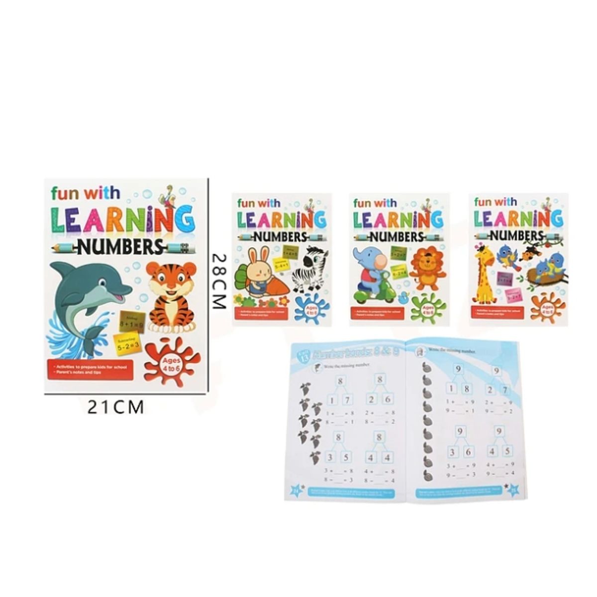 GENERICO - Libro Educativo Aprender Números 2821Cm