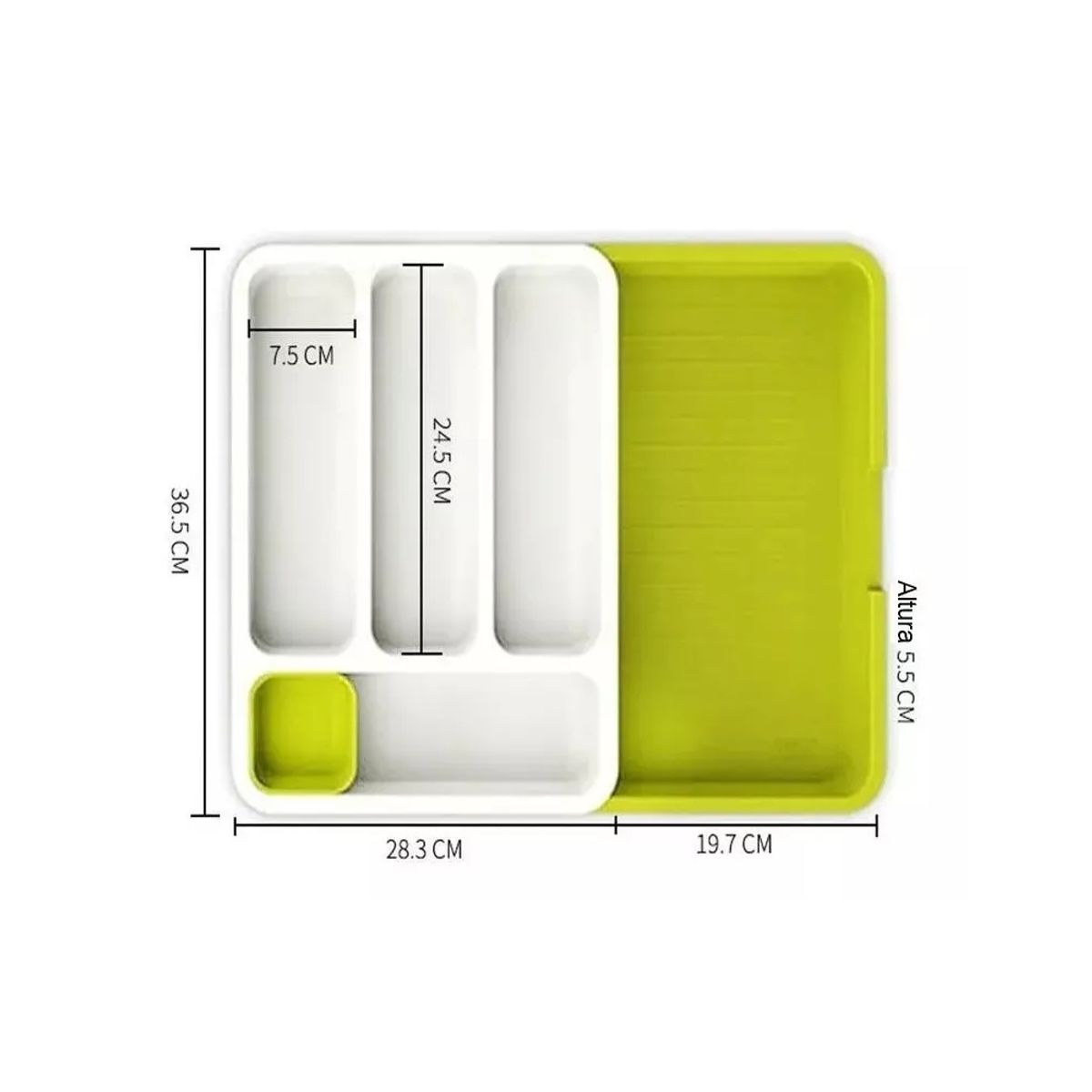 GENERICO - Organizador De Servicios Cuchillos Cubiertos Y Cucharas Extensible