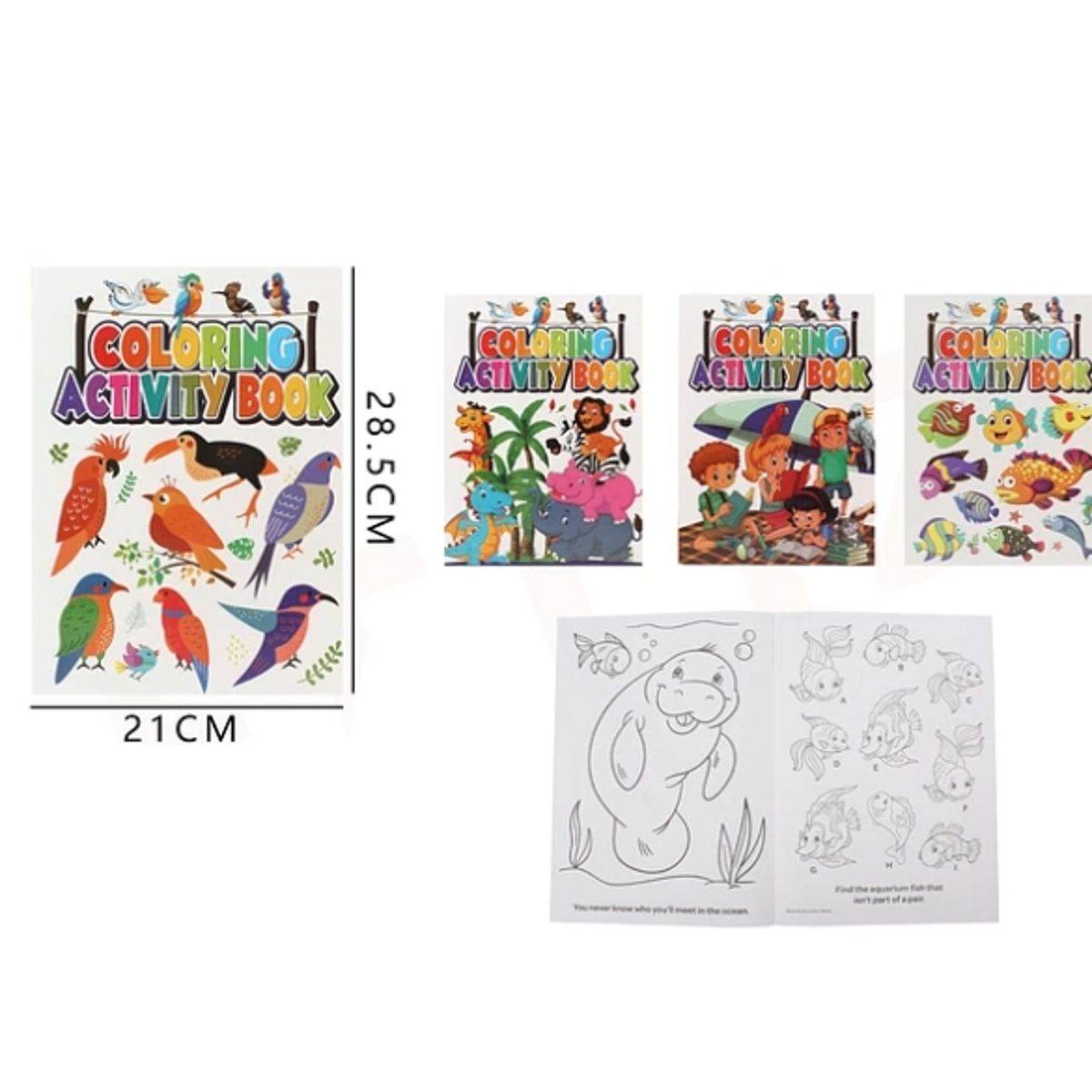GENERICO - Libro Para Pintar Animales 28521Cm