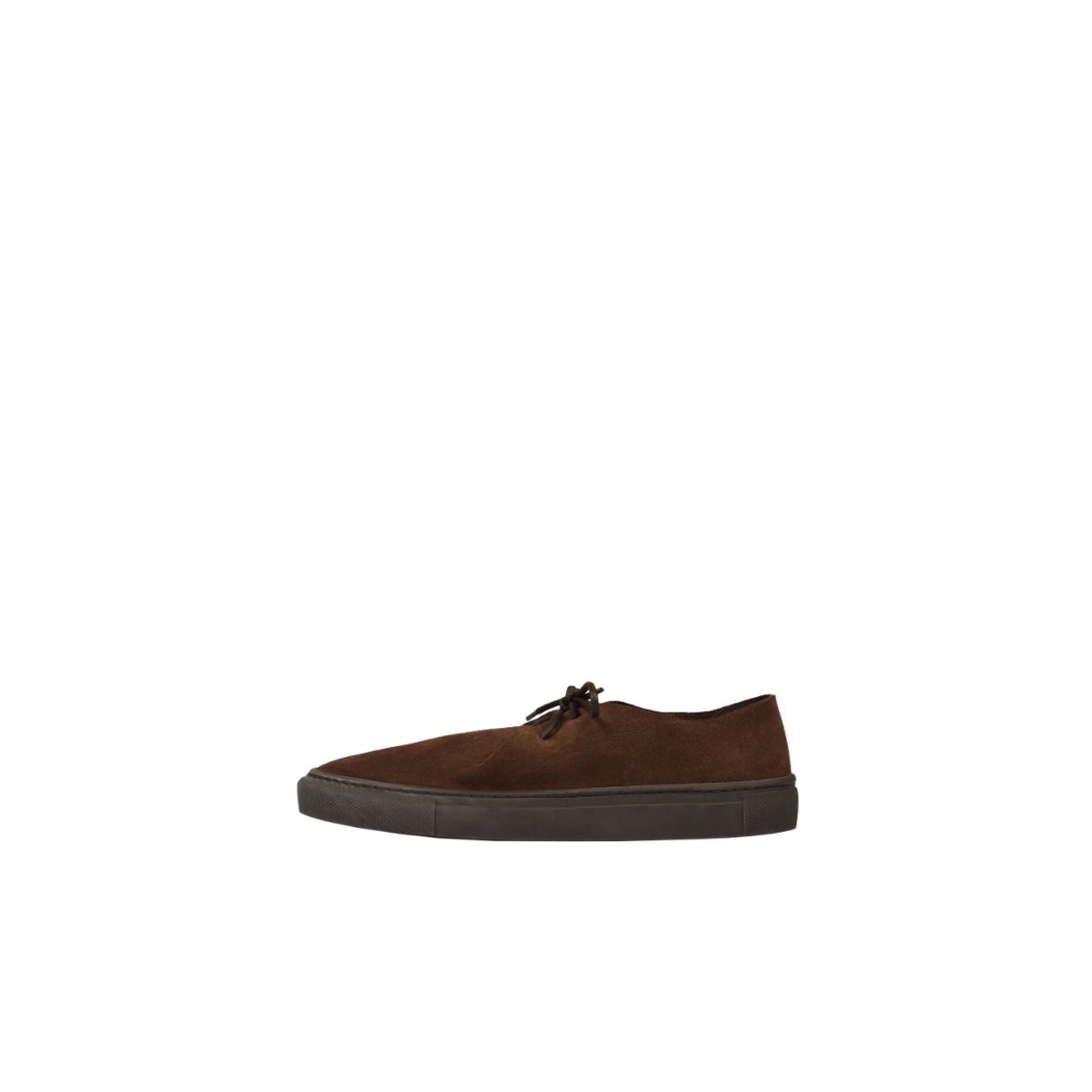 SCALPERS - Zapato Cordones Piel Serraje Dark Brown