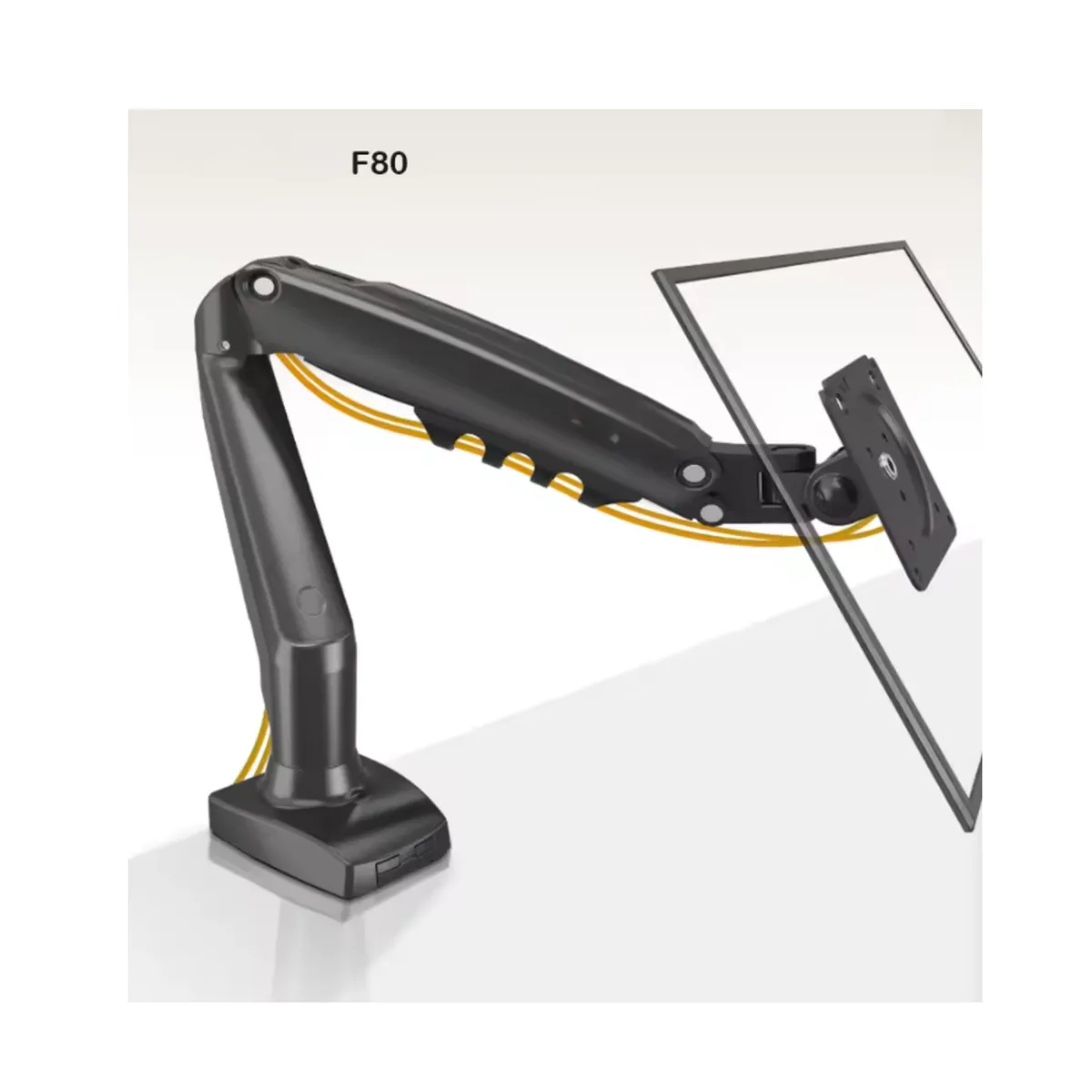 GENERICO - Soporte Articulado Para Monitor Tv De Piston F80 17 A 30
