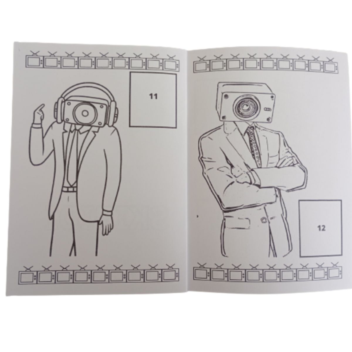 GENERICO - Libro Para Pintar Skibidi Toilet con stickers