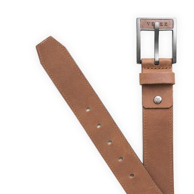 Imagen 2 del producto Vélez Cinturón Unifaz Cyclon Cuero Hombre Punta Trapecio Miel