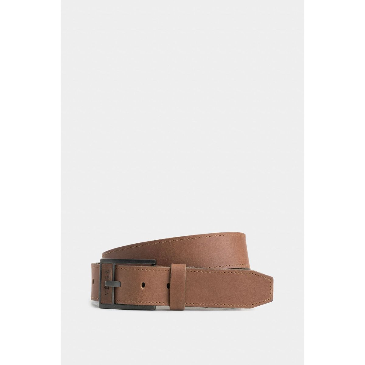 VELEZ - Vélez Cinturón Unifaz Cyclón Cuero Para Hombre Punta Negro