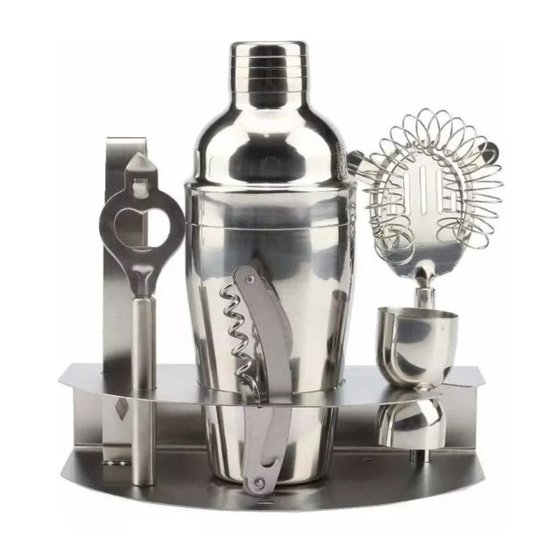 GENERICO - Set Coctelera Bartender Acero Inoxidable Accesorios Bar
